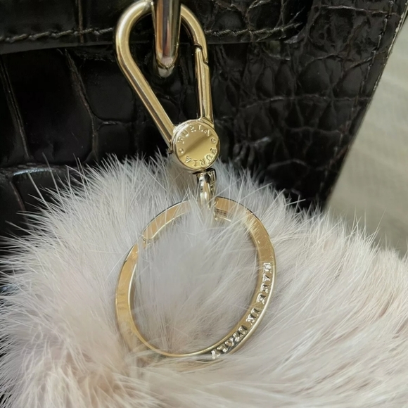 🥳HP🥳Furla Brown Large Leather Tote & Furla Charm - Picture 13 of 13